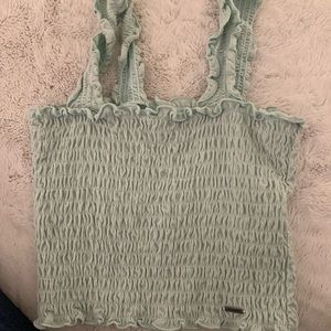 Hollister Green Stretch Tank